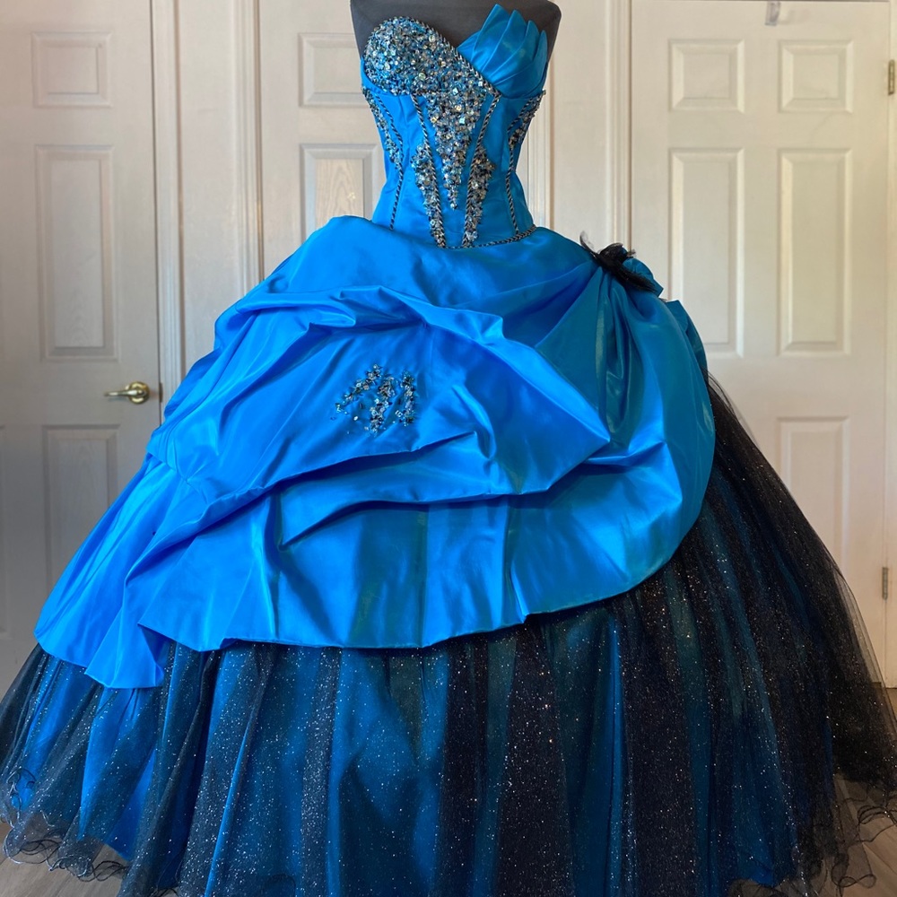 Turquoise Quinceañera Dress
